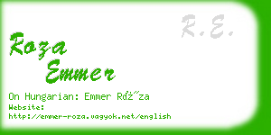 roza emmer business card